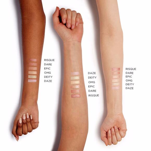 Illamasqua Beyond Powder Highlighter GORGEOUS Epic Champagne Gold Peach 7g - Picture 4 of 11